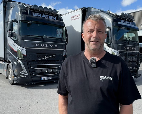 Roger i CTL med elektrisk lastebil fra Volmax